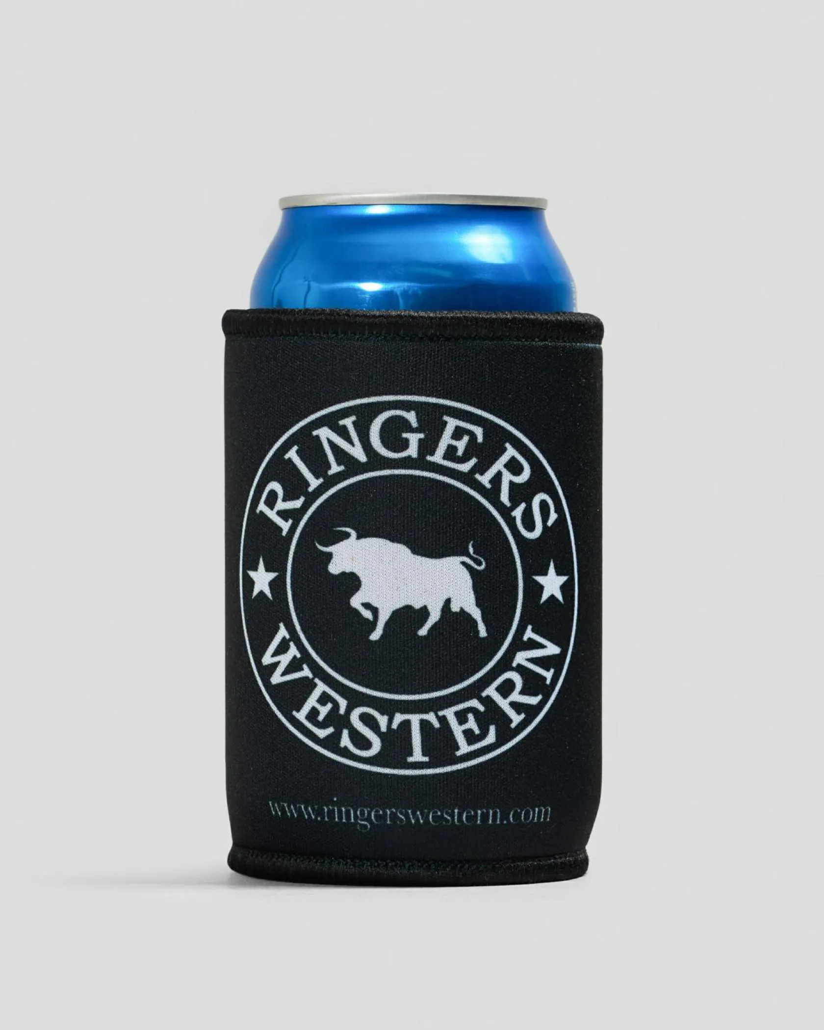 Ringers Western Signature Bull Stubby Cooler Black Clearance
