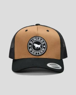 Ringers Western Signature Bull Trucker Cap Clay/black Hot