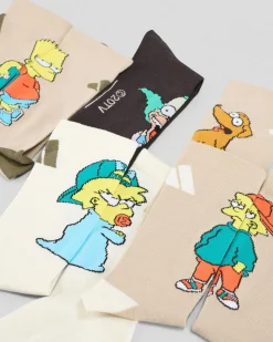 adidas Simpsons 5 Pack Socks Nbrown/wonbei/wonbei/wonb Clearance