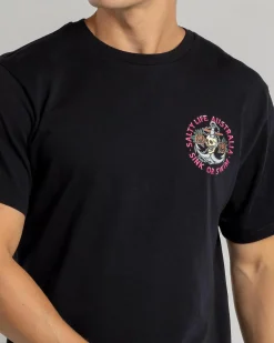 Salty Life Sink or Swim T-Shirt Black Best