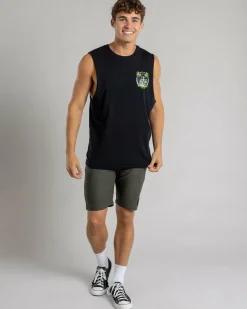 Salty Life Sip and Relax Muscle Tank Black Sale