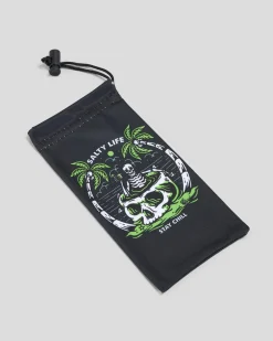 Salty Life Sip and Relax Sunglasses Soft Case Black Online