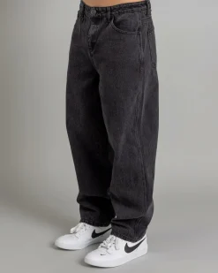 Santa Cruz Skate Brain Dot Baggy Jeans Washed Black Outlet