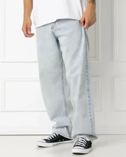 RVCA Skate Denim Jeans Ash Blue New
