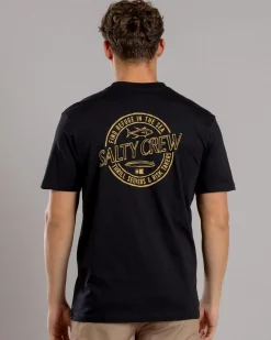 Salty Crew Skewed Premium T-Shirt Black Hot