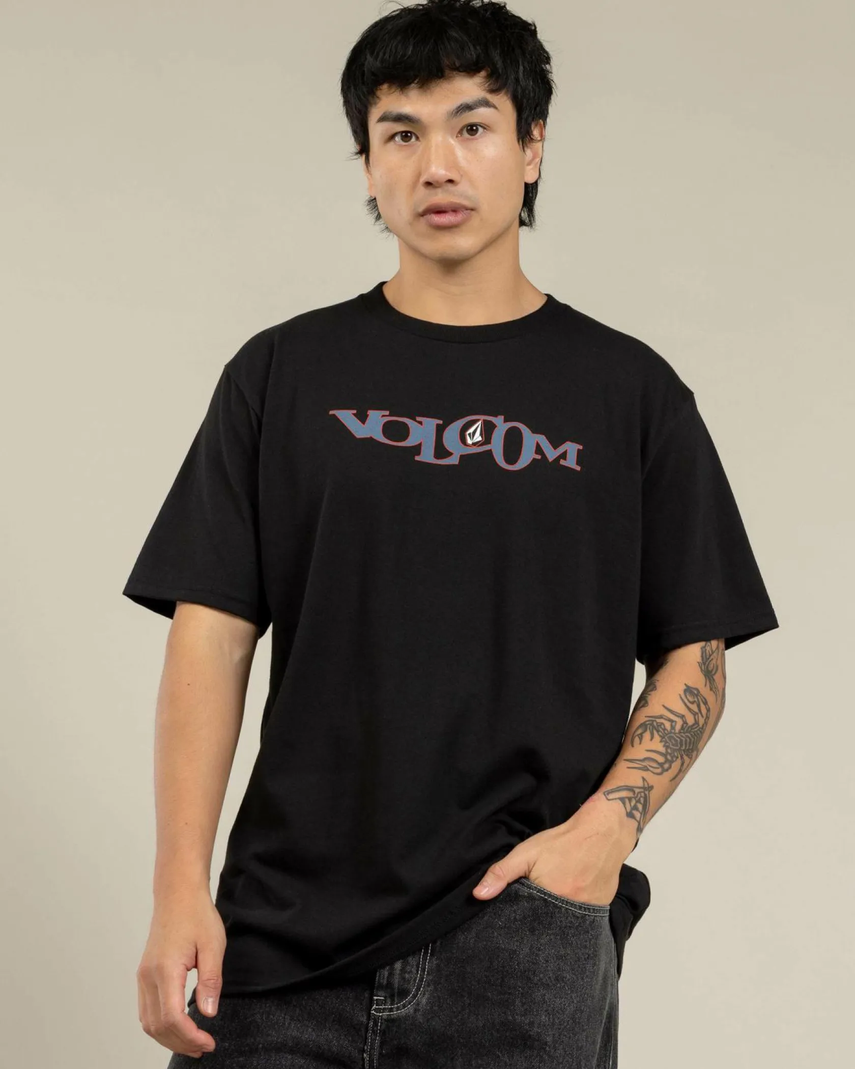 Volcom Skidder T-Shirt Black New