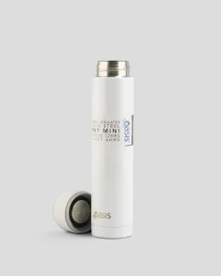 Oasis Skinny Mini 250ml Insulated Drink Bottle White Clearance