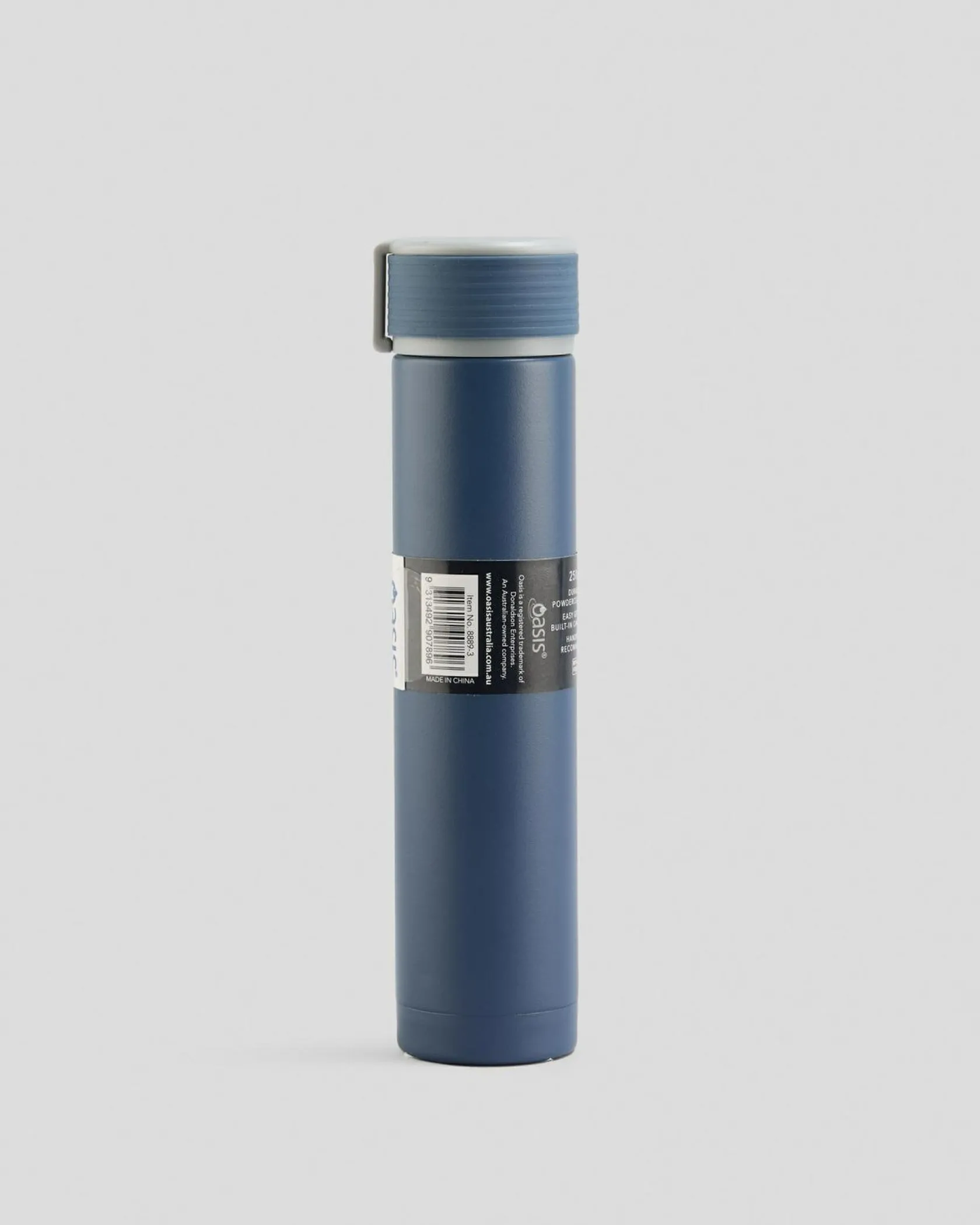 Oasis Skinny Mini 250ml Insulated Drink Bottle Navy Hot
