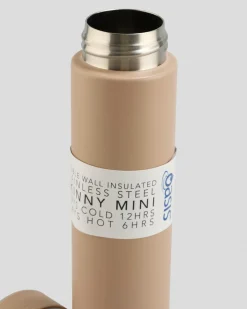 Oasis Skinny Mini 250ml Insulated Drink Bottle Beige Outlet