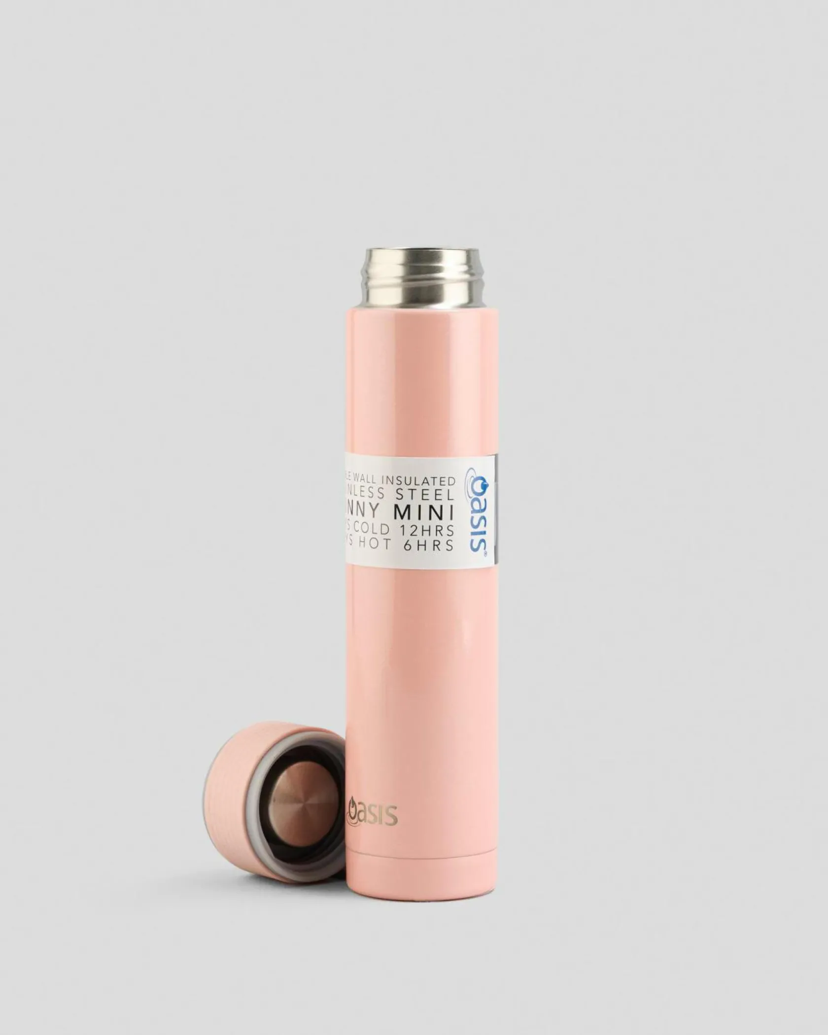 Oasis Skinny Mini 250ml Insulated Drink Bottle Pink Discount