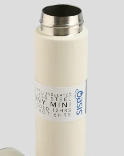 Oasis Skinny Mini 250ml Insulated Drink Bottle White New