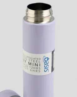 Oasis Skinny Mini 250ml Insulated Drink Bottle Purple Clearance