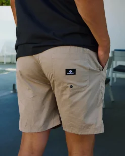 The Mad Hueys Skull Anchor Volley Shorts Taupe Online