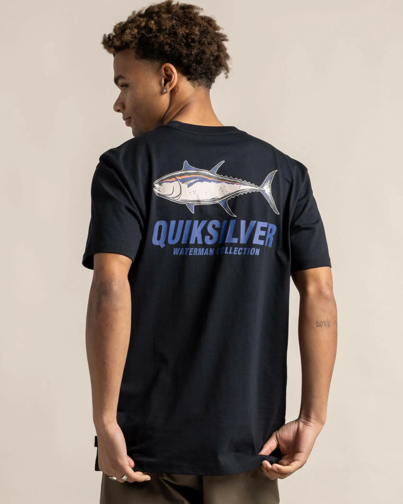 Quiksilver Slack Tide T-Shirt Black Hot