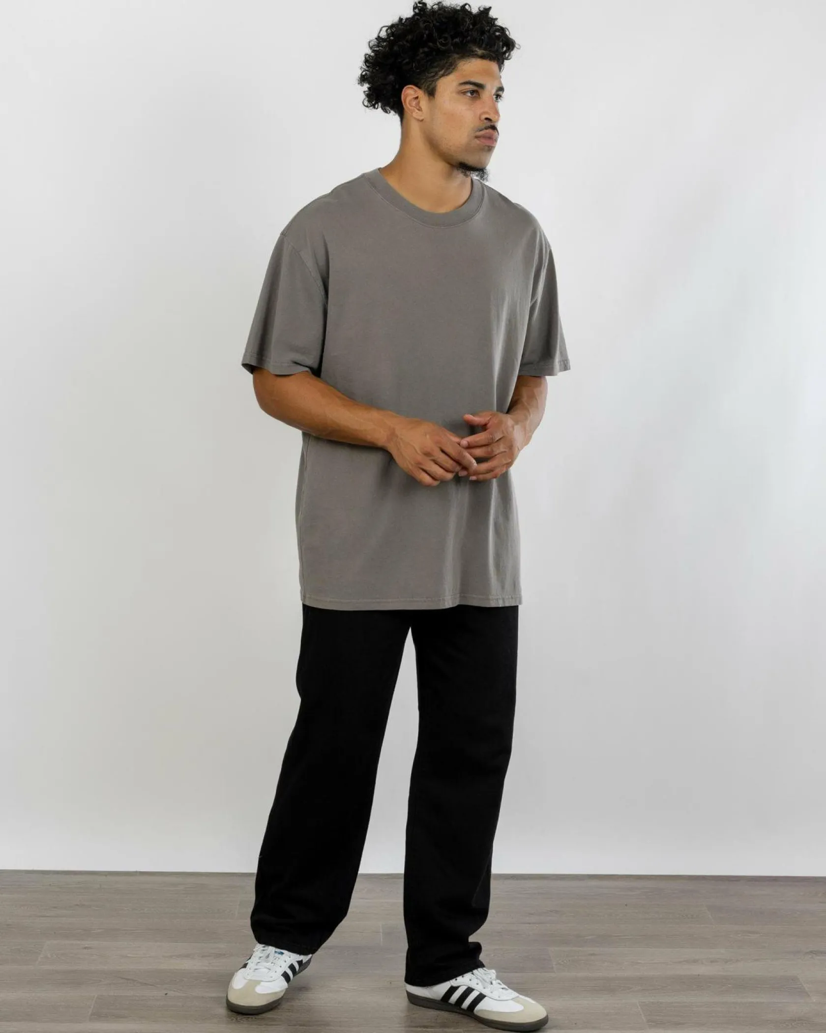 Wrangler Slacker Relaxed Straight Jeans Steele Black Clearance