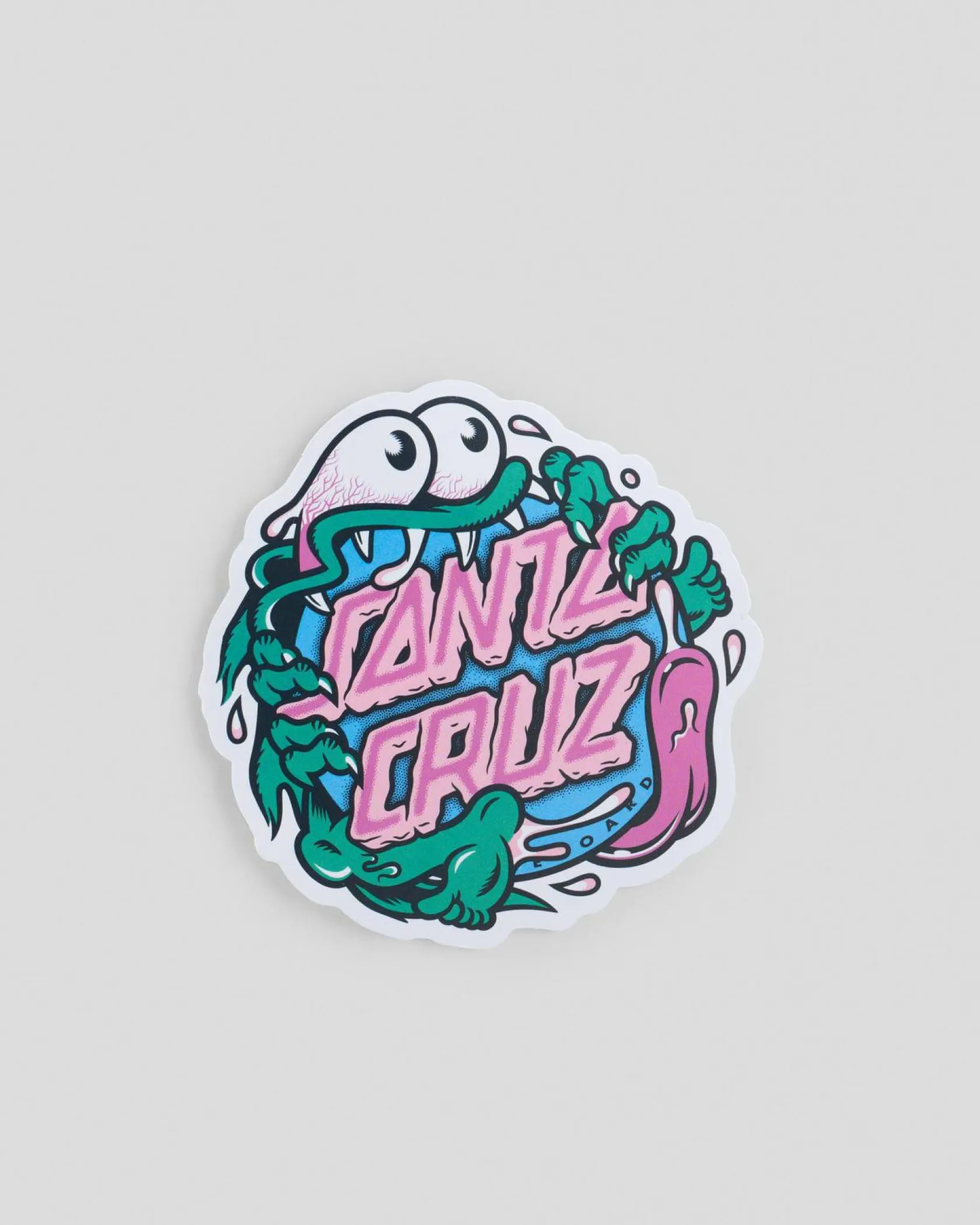 Santa Cruz Slasher Dot Sticker Green-off Black Outlet