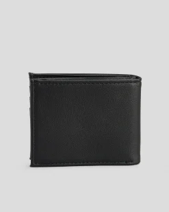 Volcom Slim Stone Wallet Black Clearance