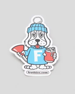 Frothies Sloshed Puppy Sticker Multi Sale