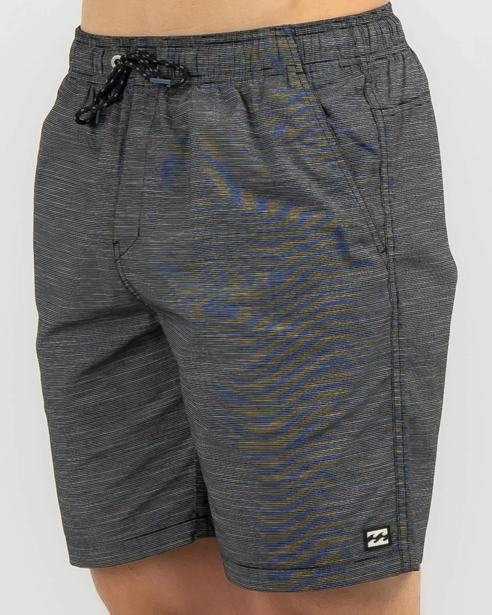 Billabong Slub Elastic 18" Walk Shorts Black Hot
