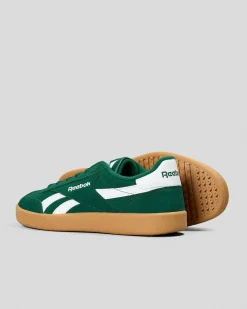 Reebok Smash Edge Shoes Dark Green/white/gum Outlet