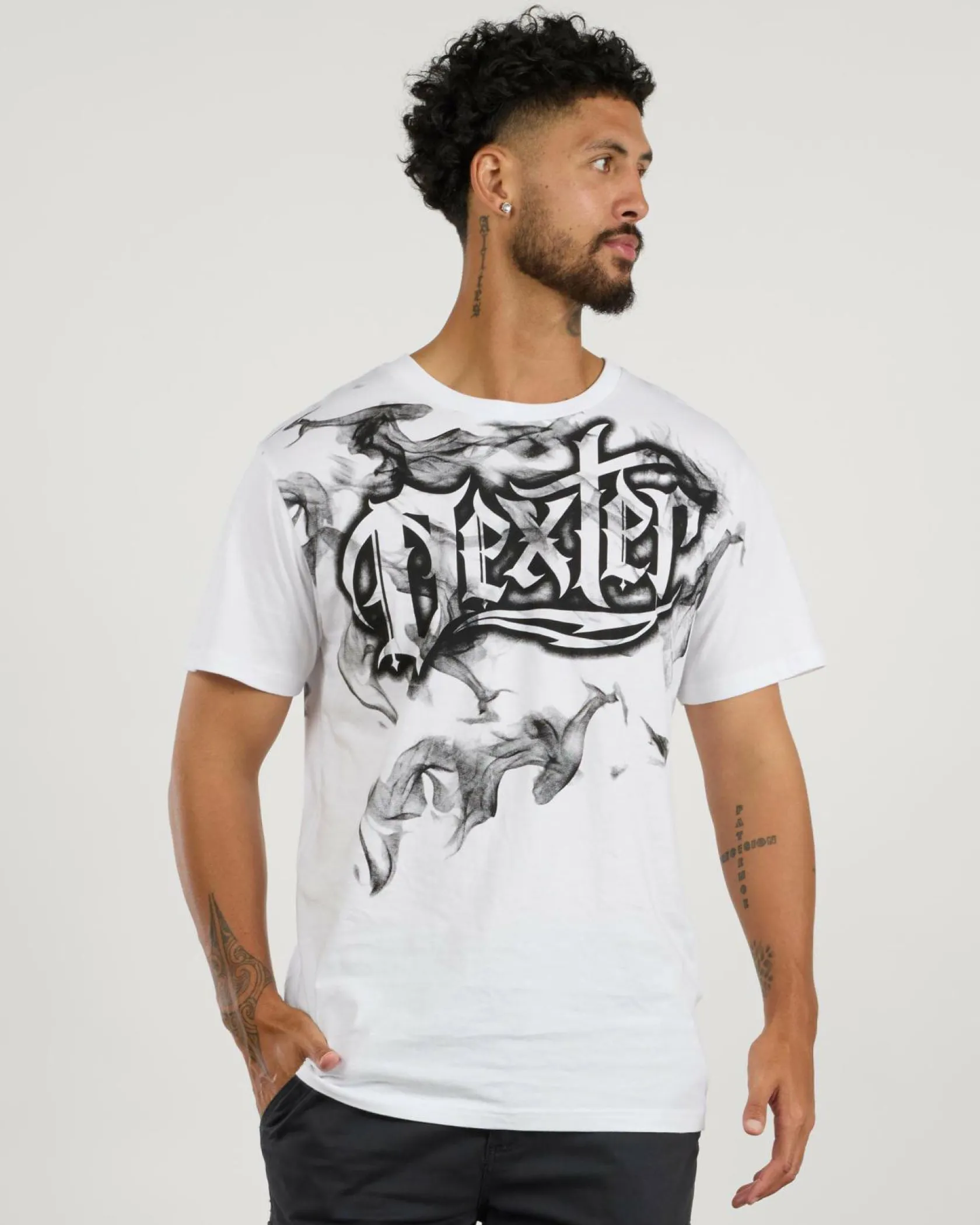Dexter Smoke T-Shirt White Clearance
