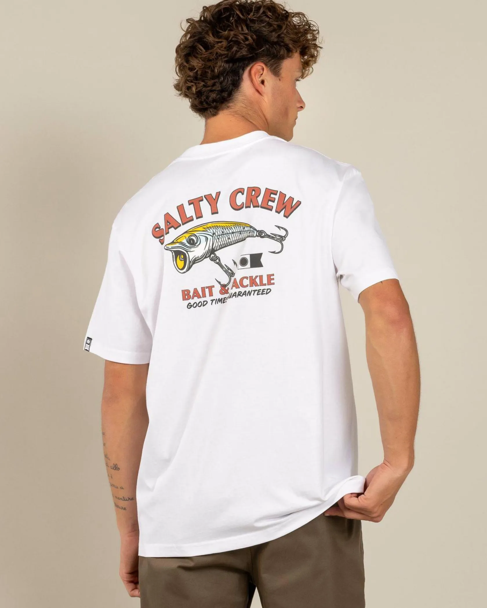 Salty Crew Snag It Classic T-Shirt White Outlet