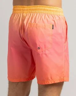 Skylark Solaris Elastic Waist Shorts Yellow/ Pink Fade New