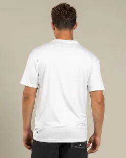 Quiksilver Solid Streak Short Sleeve Surf T-Shirt White Online