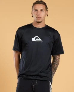 Quiksilver Solid Streak Short Sleeve Surf T-Shirt Black