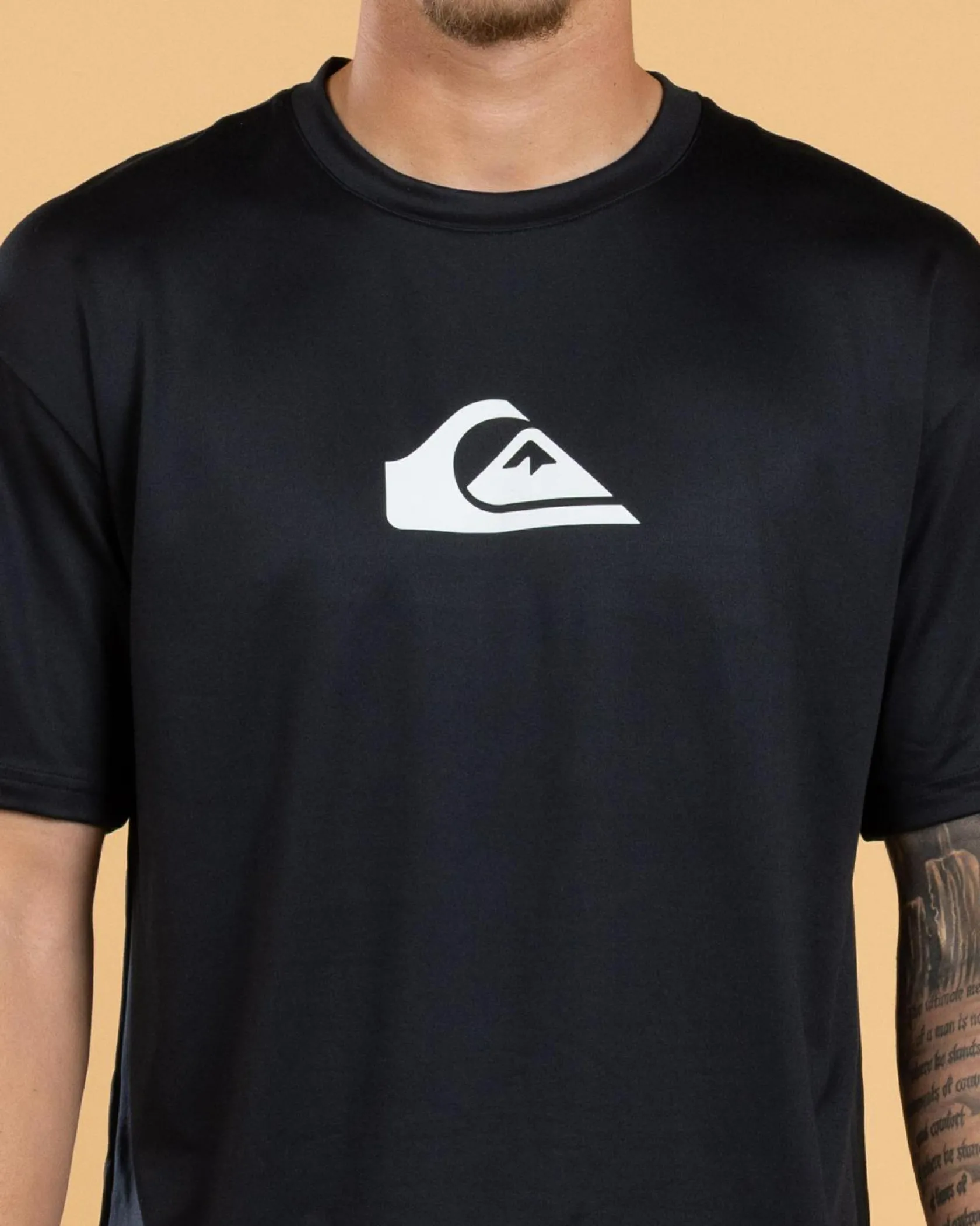 Quiksilver Solid Streak Short Sleeve Surf T-Shirt Black