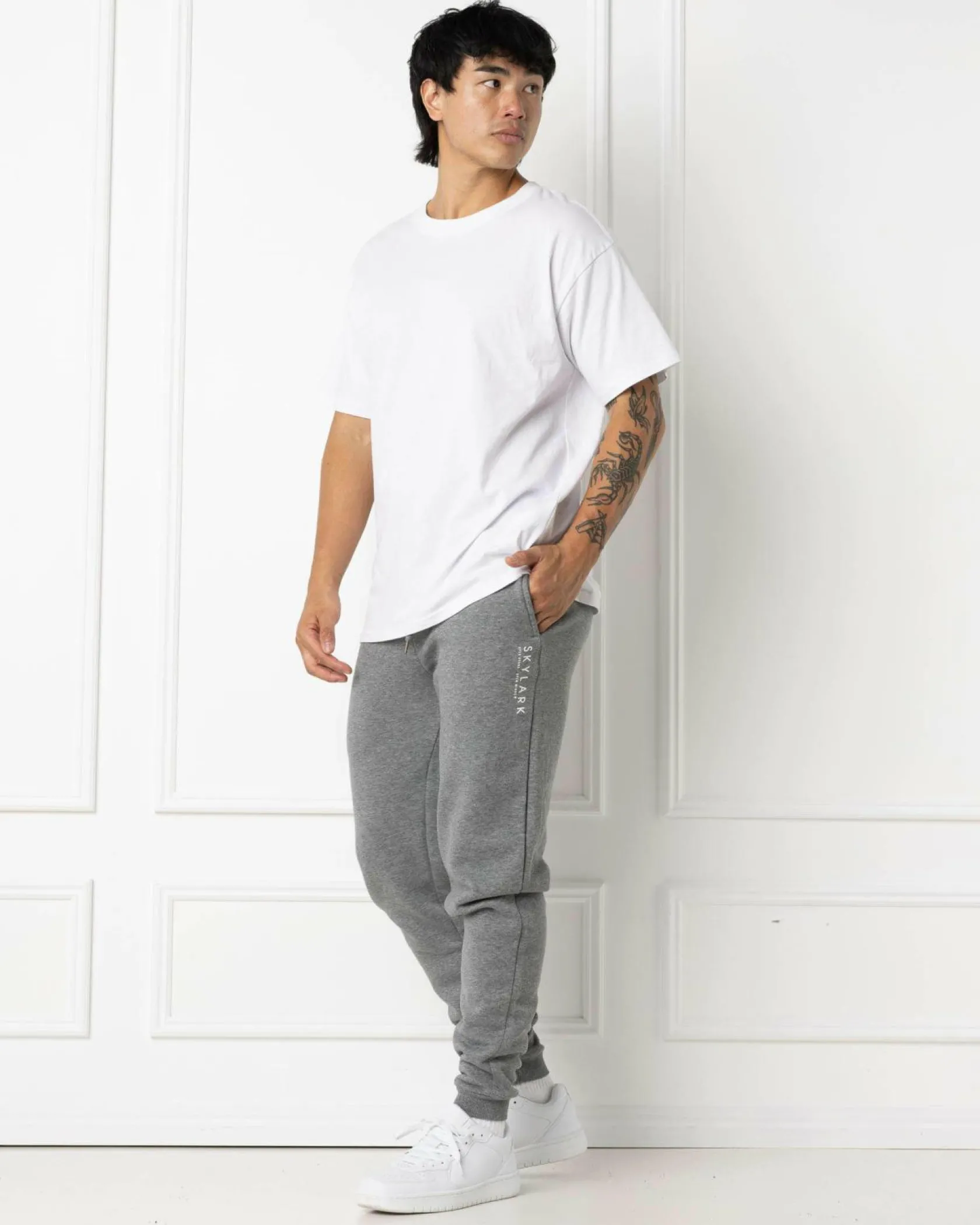 Skylark Solution Track Pants Mid Grey Marle Best