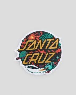 Santa Cruz Space Dot Sticker Multi