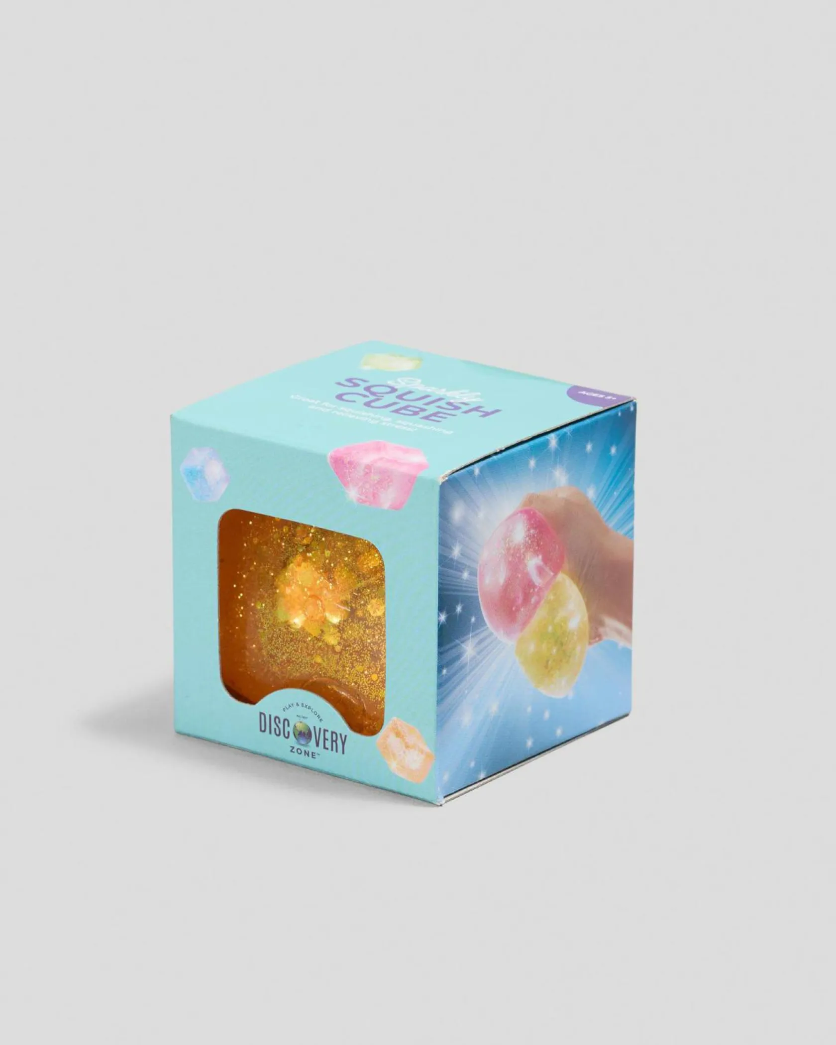Get It Now Sparkly Squish Cube Assorted Clearance