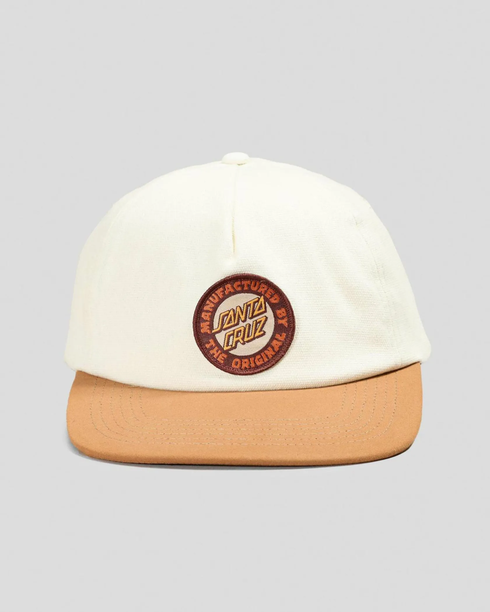 Santa Cruz Speed MFG Dot Patch Cap Off White New