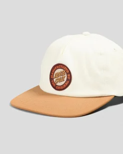 Santa Cruz Speed MFG Dot Patch Cap Off White New