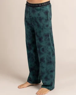 Lucid Spill Pyjama Pants Mint Mottle Outlet