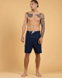 Rusty Spitfire Hybrid Waist Board Shorts Navy Blue New