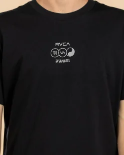 RVCA Splitter T-Shirt Black Best