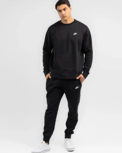 Nike Sportswear Club Crew Sweatshirt Black/white Outlet
