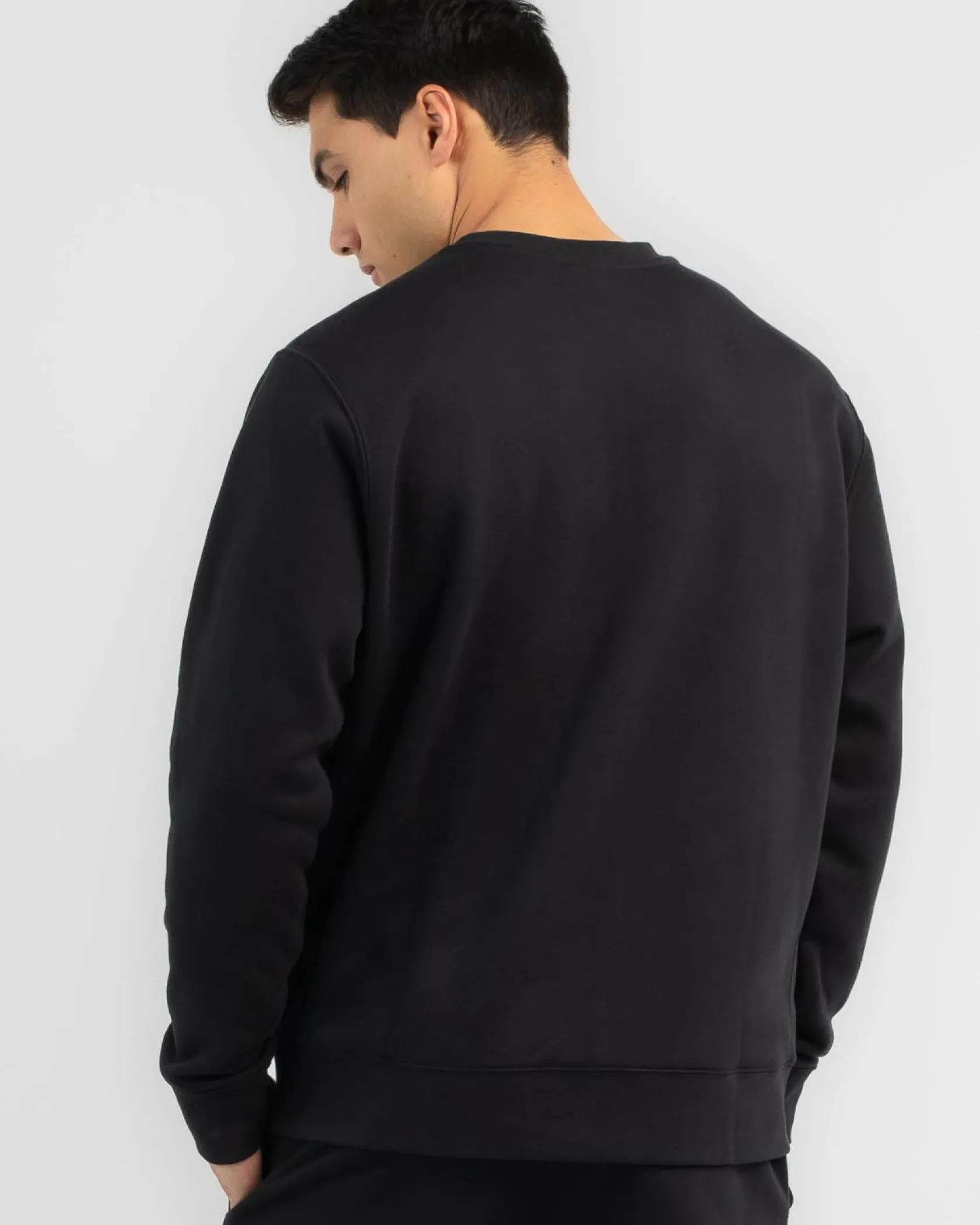 Nike Sportswear Club Crew Sweatshirt Black/white Outlet