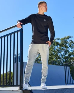 Nike Sportswear Club Fleece Track Pants Dark Grey Heather/matte Silver/white Sale