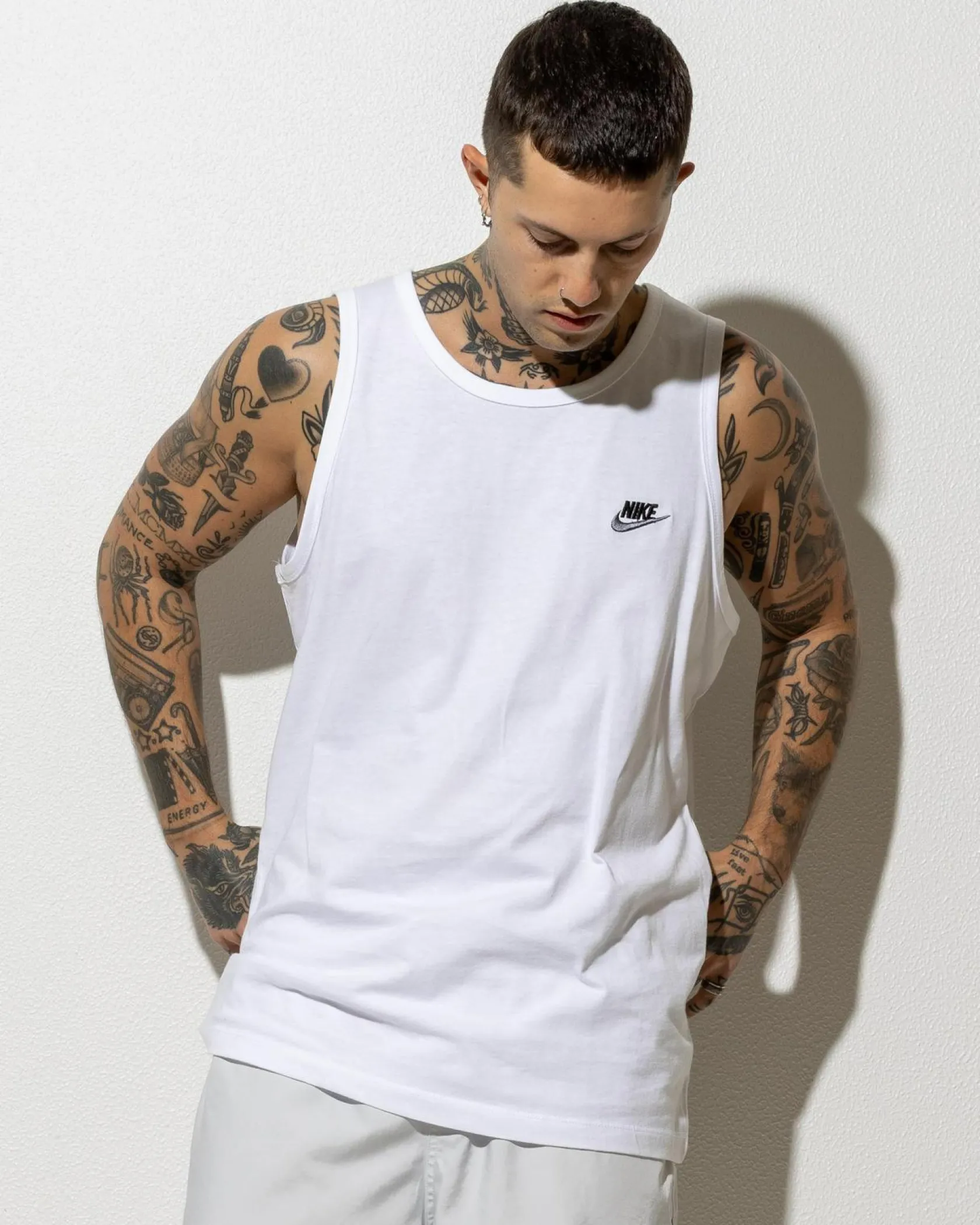 Nike Sportswear Club Singlet Tank White