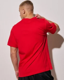 Nike Sportswear Club T-Shirt University Red/white New