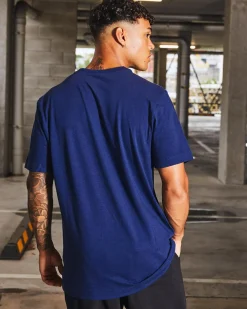 Nike Sportswear Club T-Shirt Mightnight Navy/ White Clearance