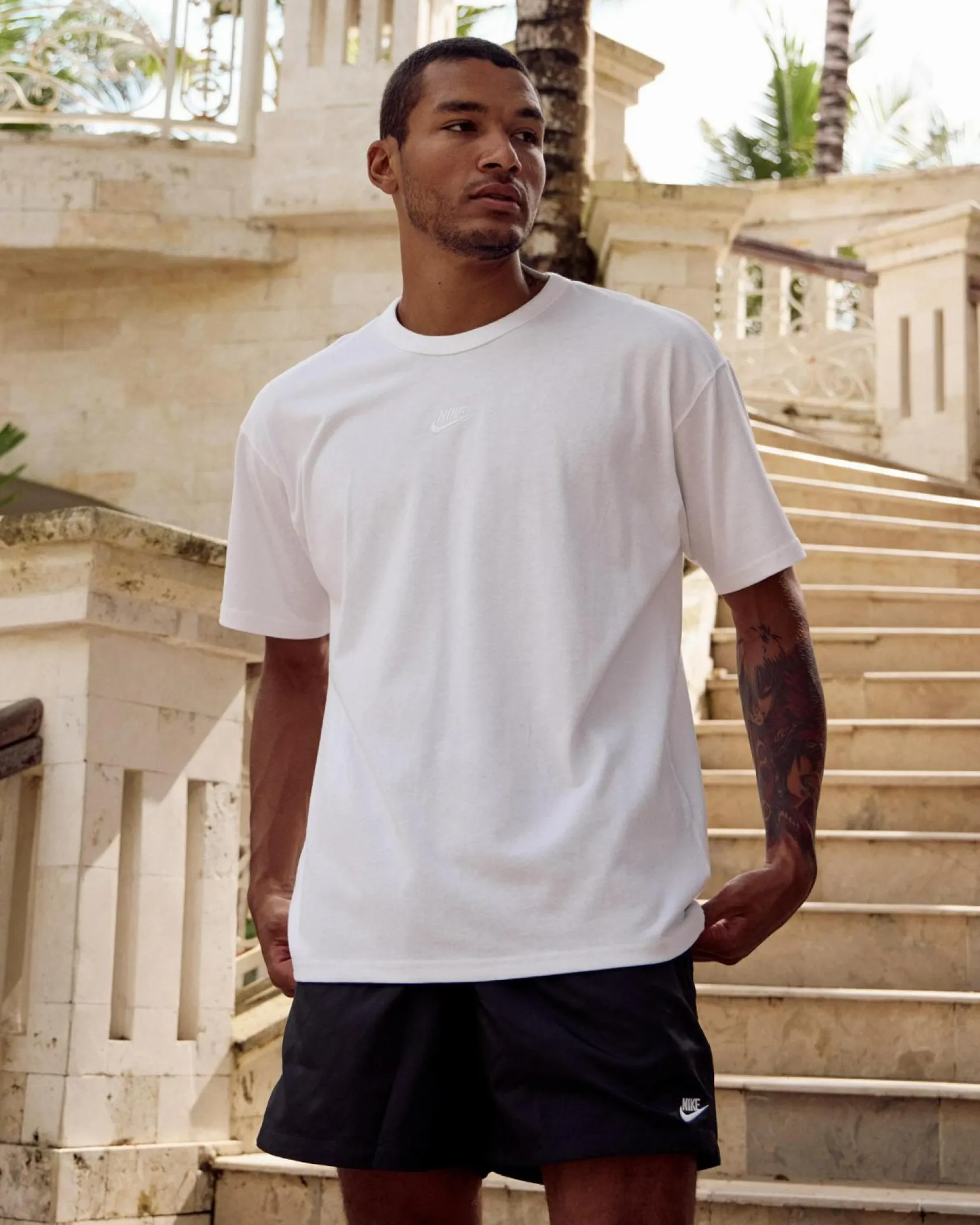 Nike Sportswear Premium Essential T-Shirt White/ White Sale