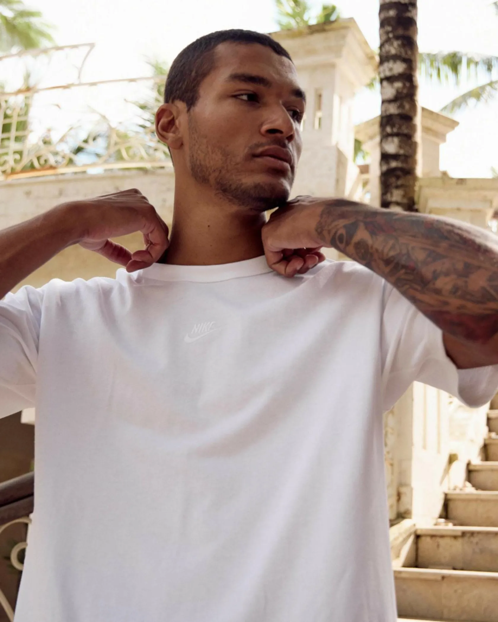Nike Sportswear Premium Essential T-Shirt White/ White Sale