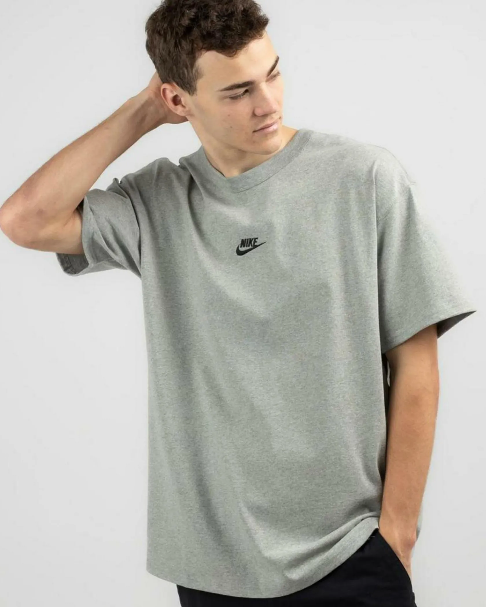 Nike Sportswear Premium Essential T-Shirt Dk Grey Heather New