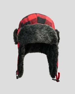 Dexter Spotter Trapper Hat Red/black Outlet