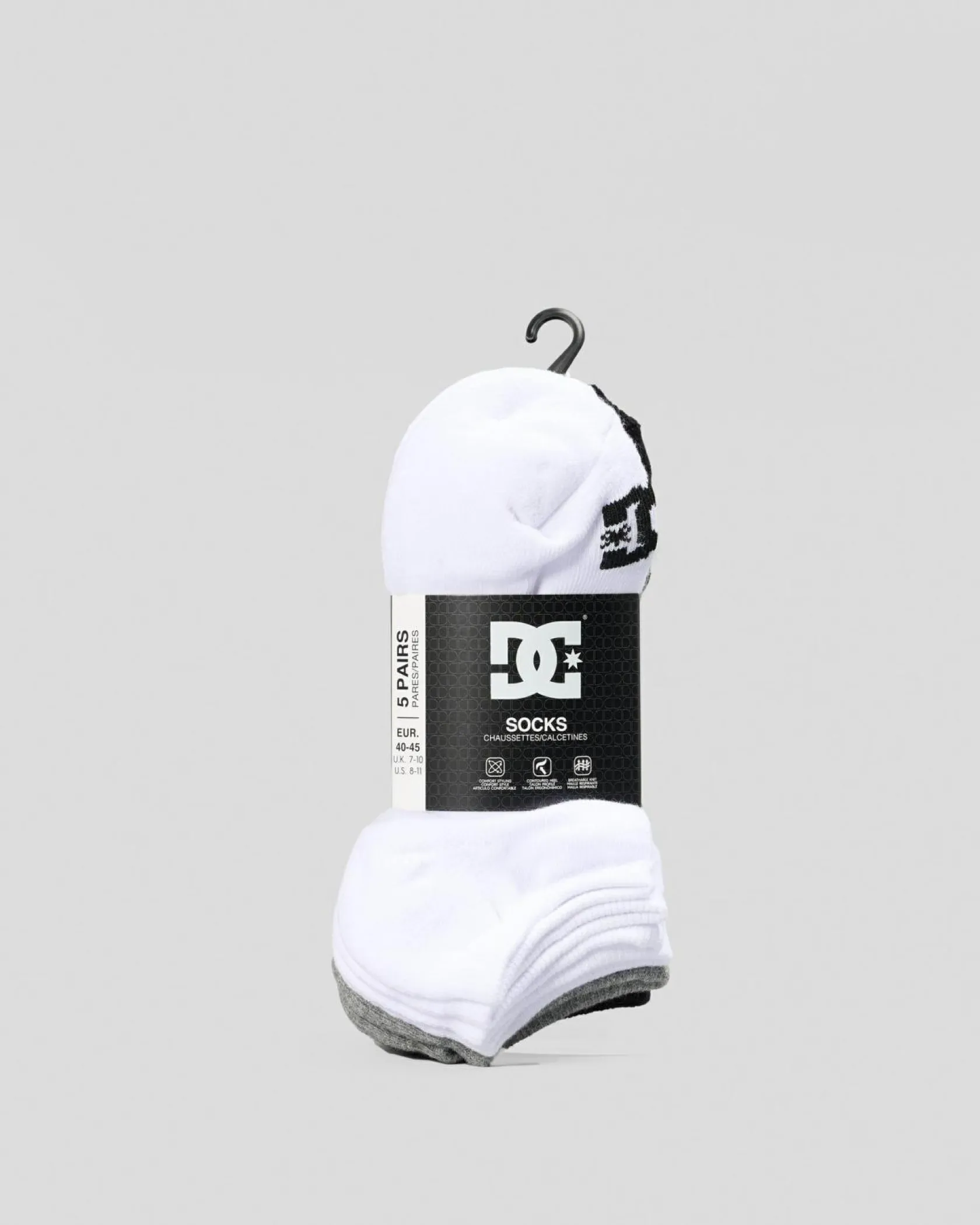 DC Shoes SPP DC Ankle Socks 5 Pack Assorted Hot