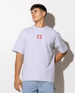 Element Square Logo T-Shirt Mid Grey Heather Sale